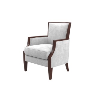 Delphine Upholstered Senior Hospitality Commercial Restaurant Lounge Hotel dining wood arm chair